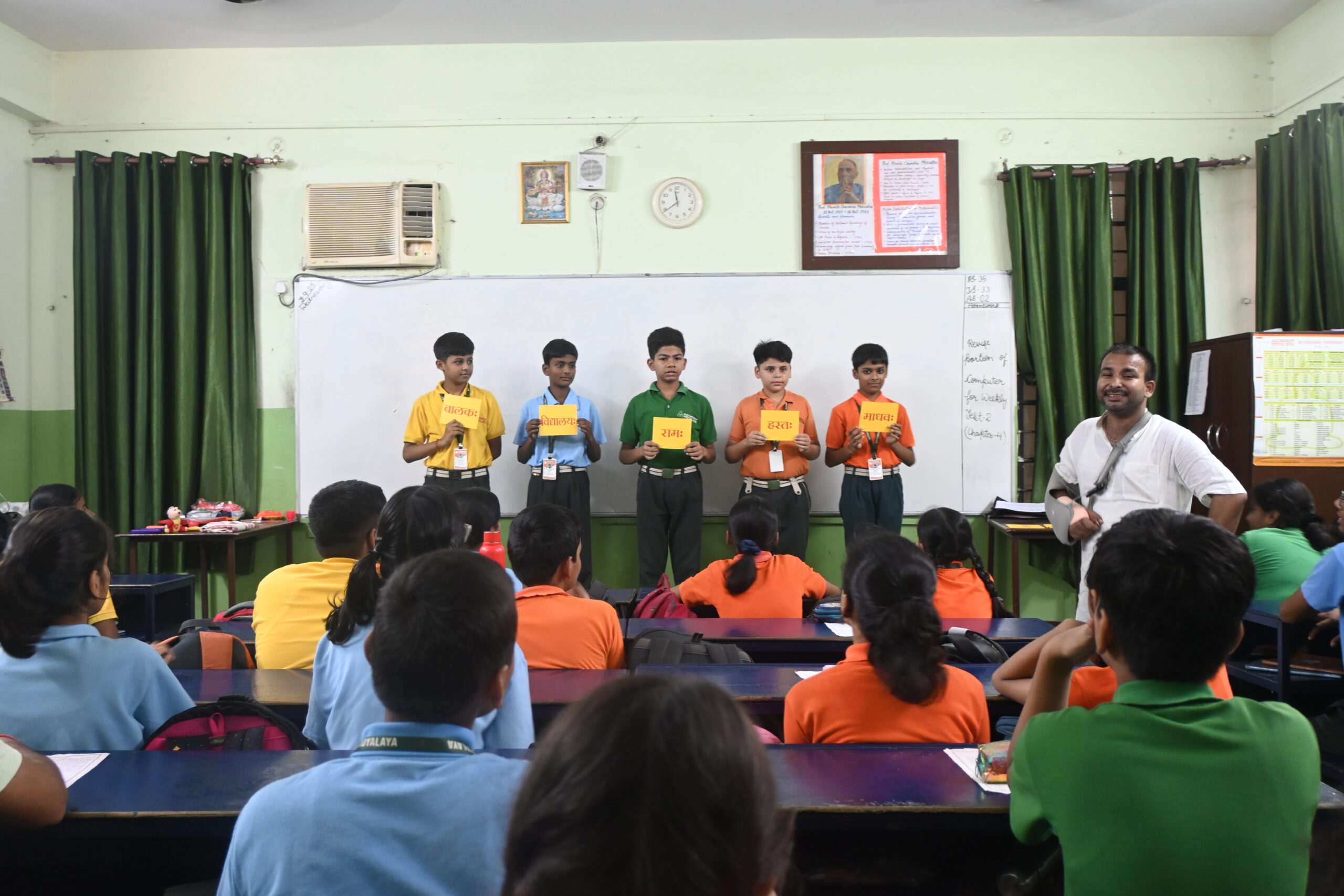 Celebration of Hindi Pakhwada and Sanskrit Workshop at Our School